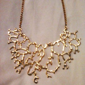 Resort Gold Branch Necklace
